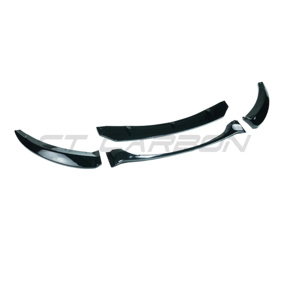 BMW E82/E88 1 SERIES 2007-2013 LCI GLOSS BLACK SPLITTER - Image 4