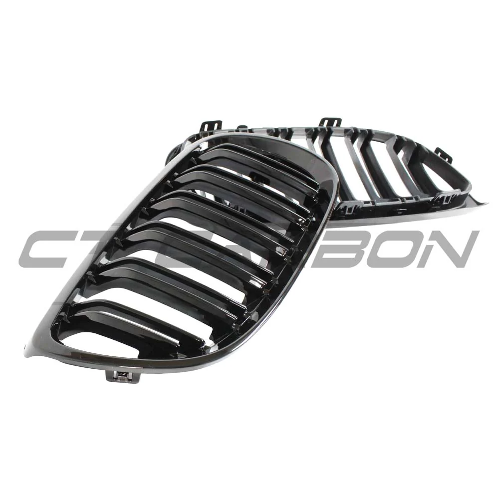 BMW E90 3 SERIES LCI DOUBLE SLAT BLACK GRILLES - Image 3