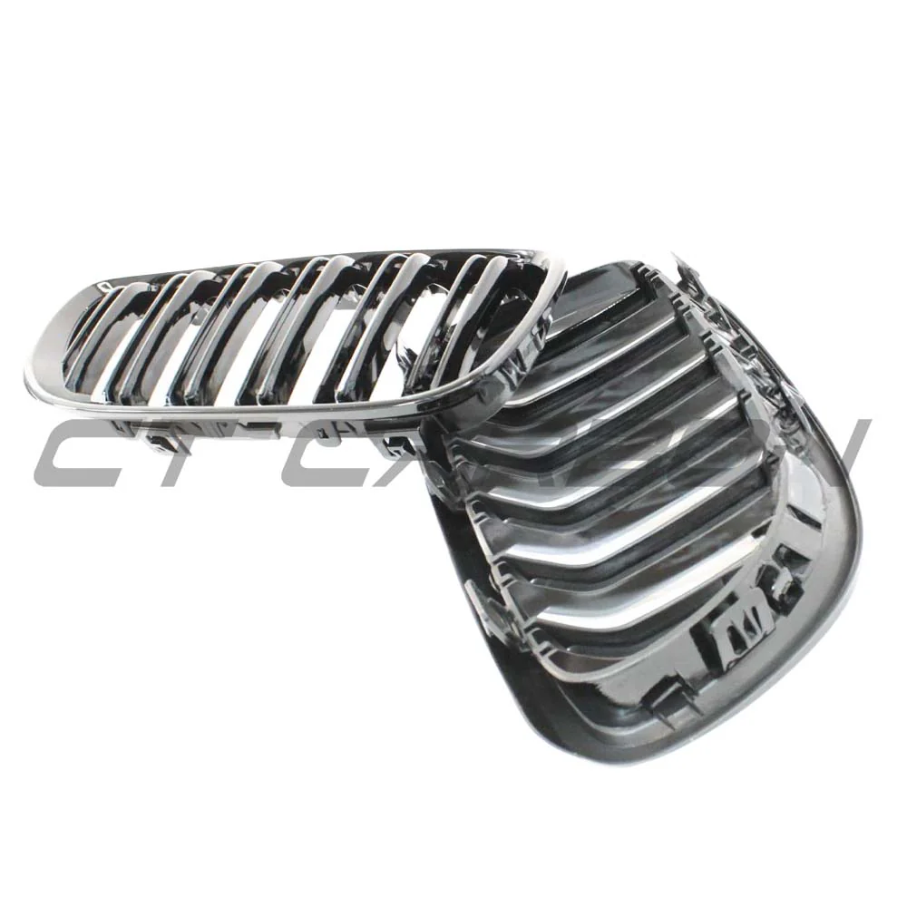 BMW E90 3 SERIES LCI DOUBLE SLAT BLACK GRILLES - Image 4