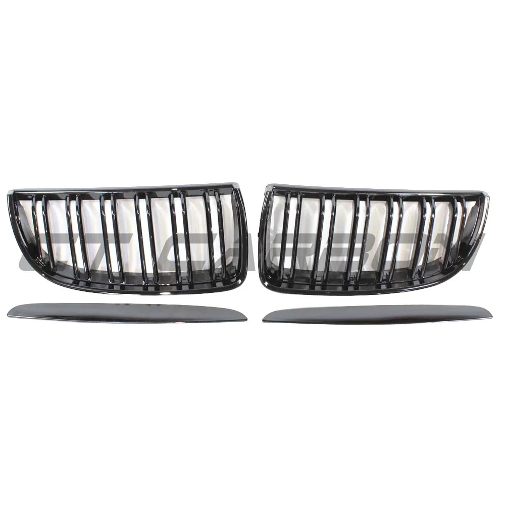 BMW E90 3 SERIES PRE-LCI DOUBLE SLAT BLACK GRILLES - Image 6