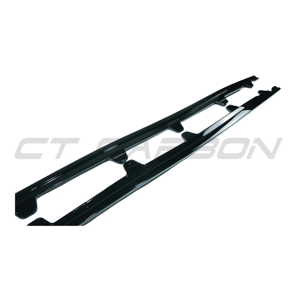 BMW E90/E91 3 SERIES 2005-2013 GLOSS BLACK SIDE SKIRTS - V1 - Image 3