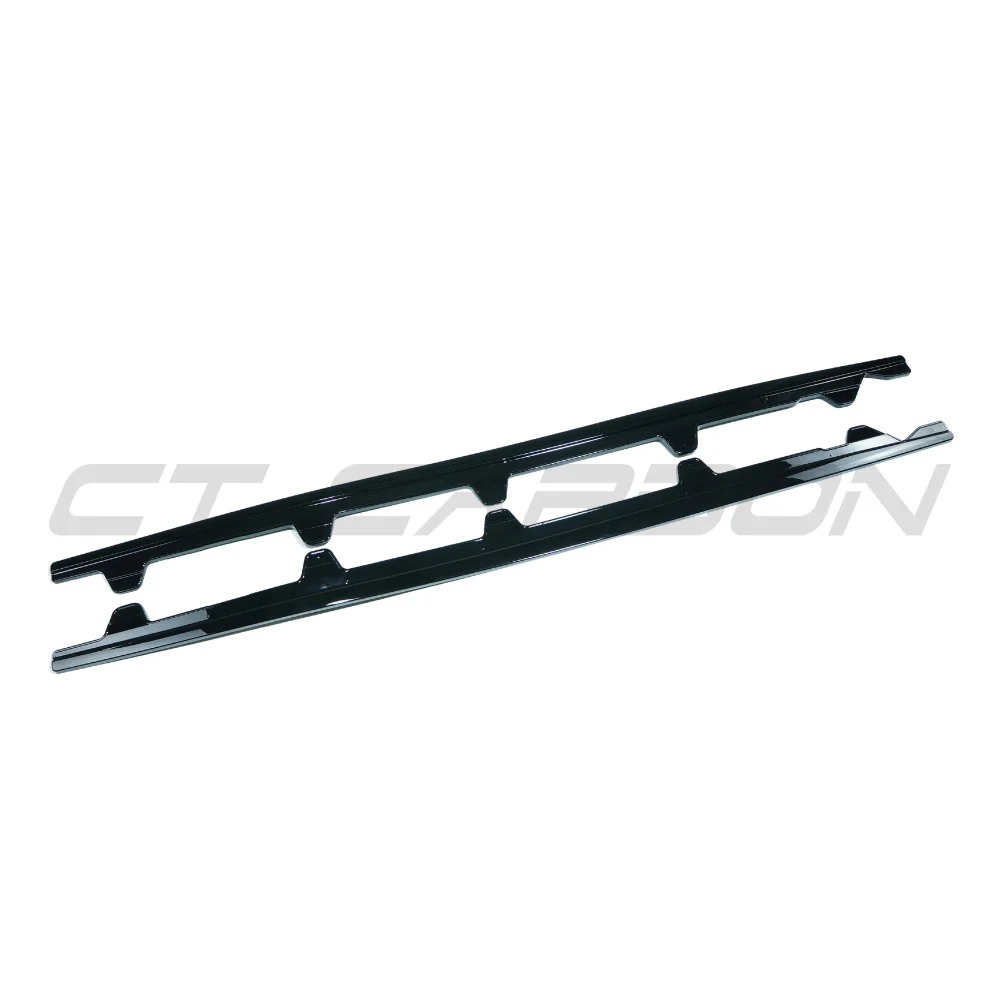 BMW E90/E91 3 SERIES 2005-2013 GLOSS BLACK SIDE SKIRTS - V1 - Image 4