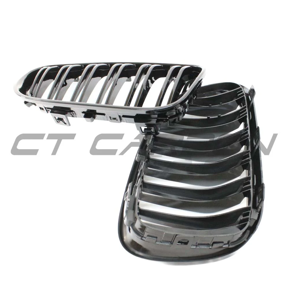 BMW E92 & E93 3 SERIES LCI DOUBLE SLAT BLACK GRILLES - Image 4
