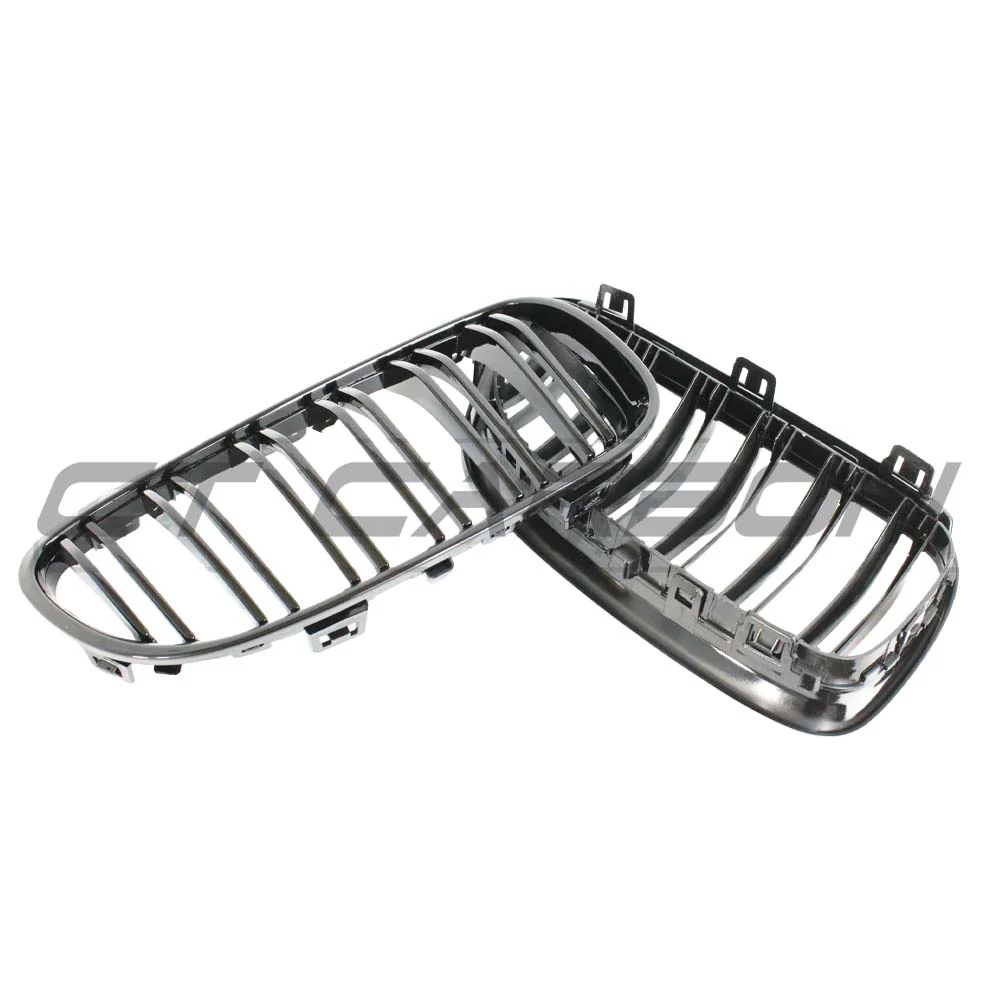 BMW E92 & E93 3 SERIES LCI DOUBLE SLAT BLACK GRILLES - Image 8