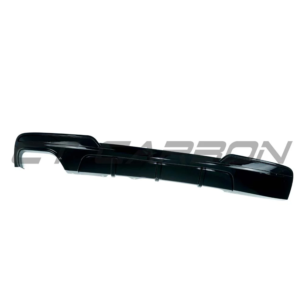 BMW F10/F18 5 SERIES PRE-LCI GLOSS BLACK TWIN LEFT DIFFUSER - V2 - Image 2