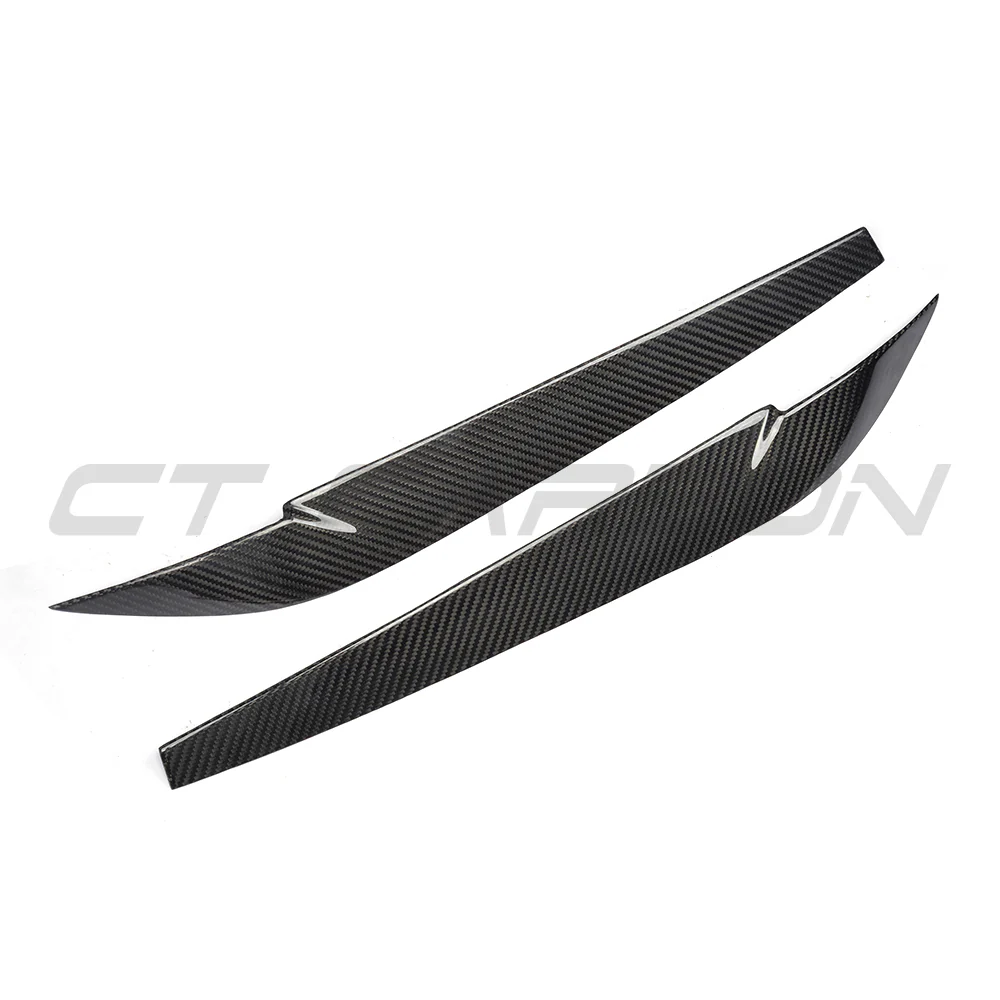 BMW F15/F16 X5/X6 2014-2018 CARBON FIBRE HEADLIGHT EYEBROWS - Image 9
