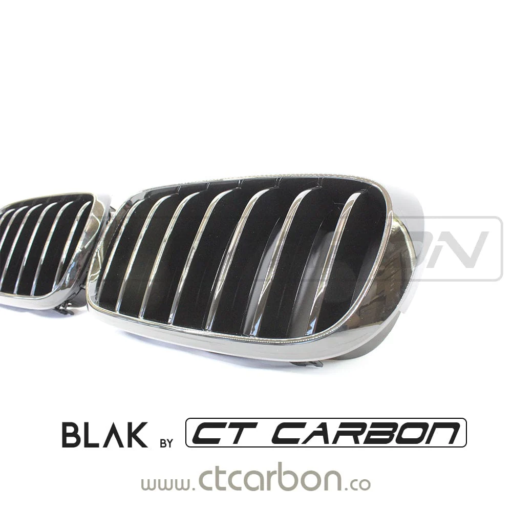 BMW F15/F16 X5/X6 2014-2018 SINGLE SLAT BLACK GRILLES - Image 5