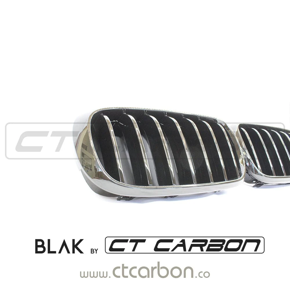 BMW F15/F16 X5/X6 2014-2018 SINGLE SLAT BLACK GRILLES - Image 8