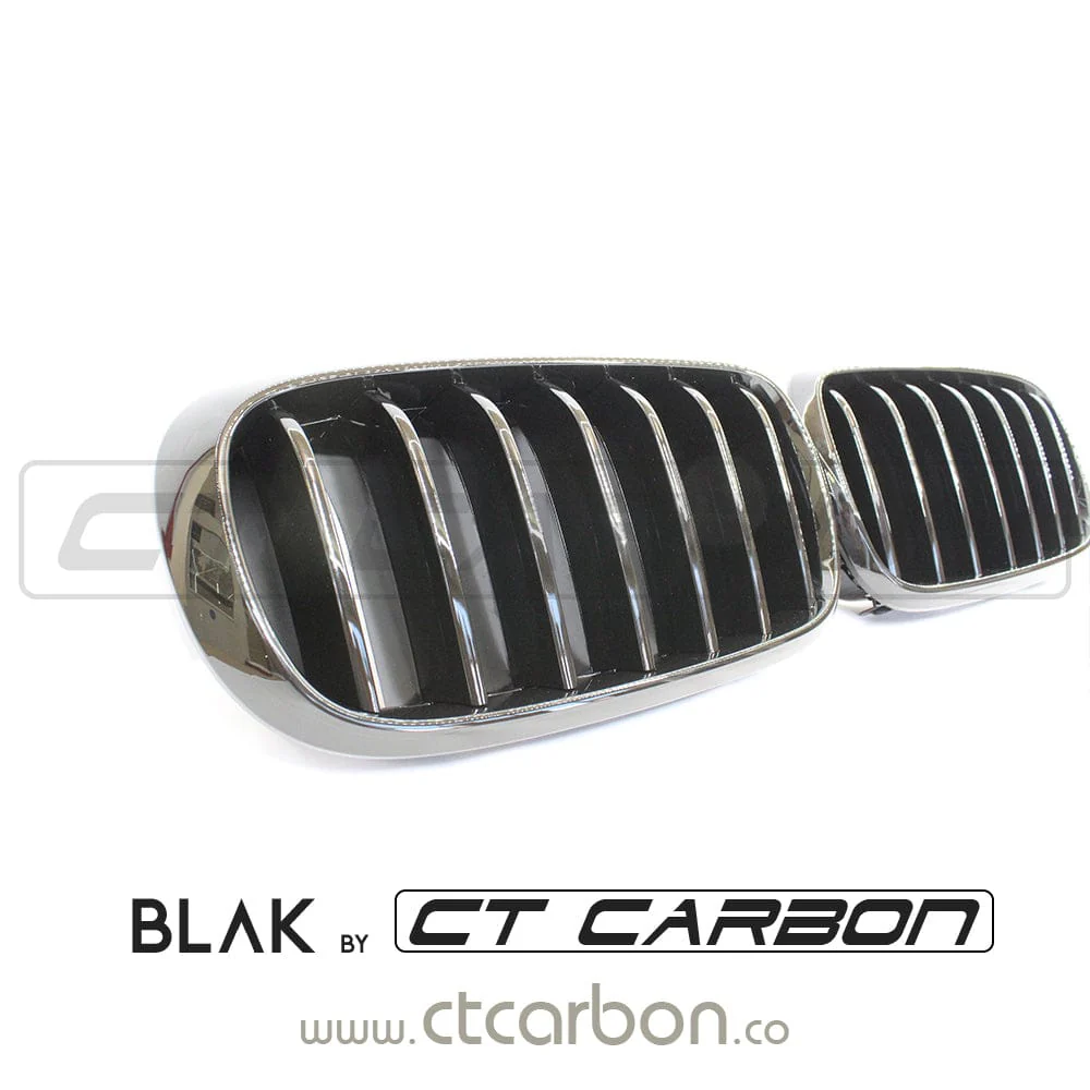 BMW F15/F16 X5/X6 2014-2018 SINGLE SLAT BLACK GRILLES - Image 9