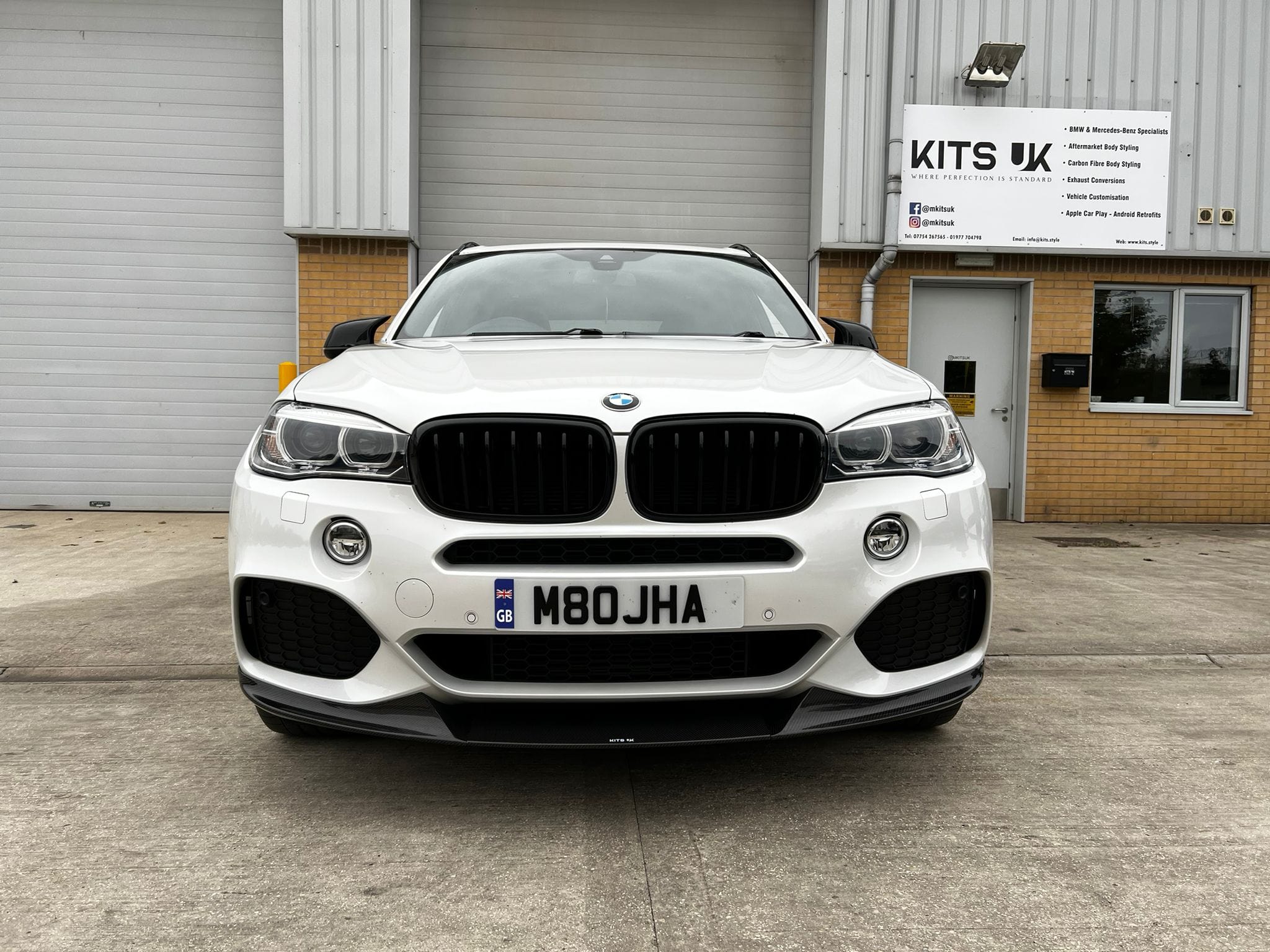 BMW F15 X5 2013-2018 PRE LCI CARBON FIBRE SPLITTER - MP STYLE - Image 4