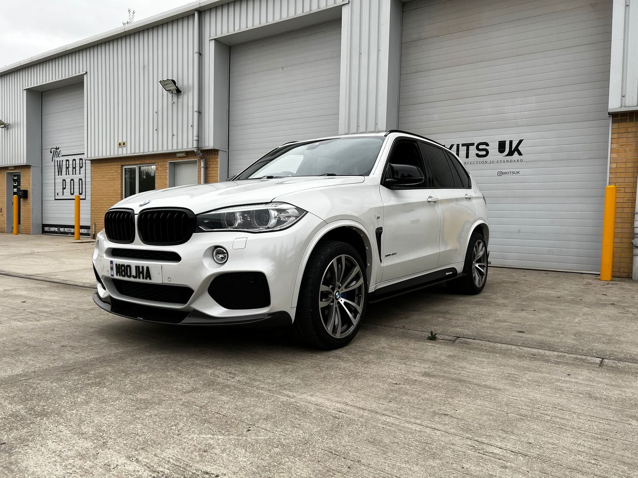 BMW F15 X5 2013-2018 PRE LCI CARBON FIBRE SPLITTER - MP STYLE - Image 5