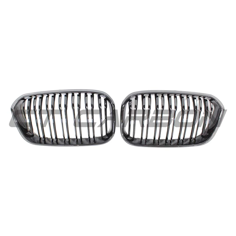 BMW F20 1 SERIES LCI DOUBLE SLAT GLOSS BLACK GRILLES - Image 2