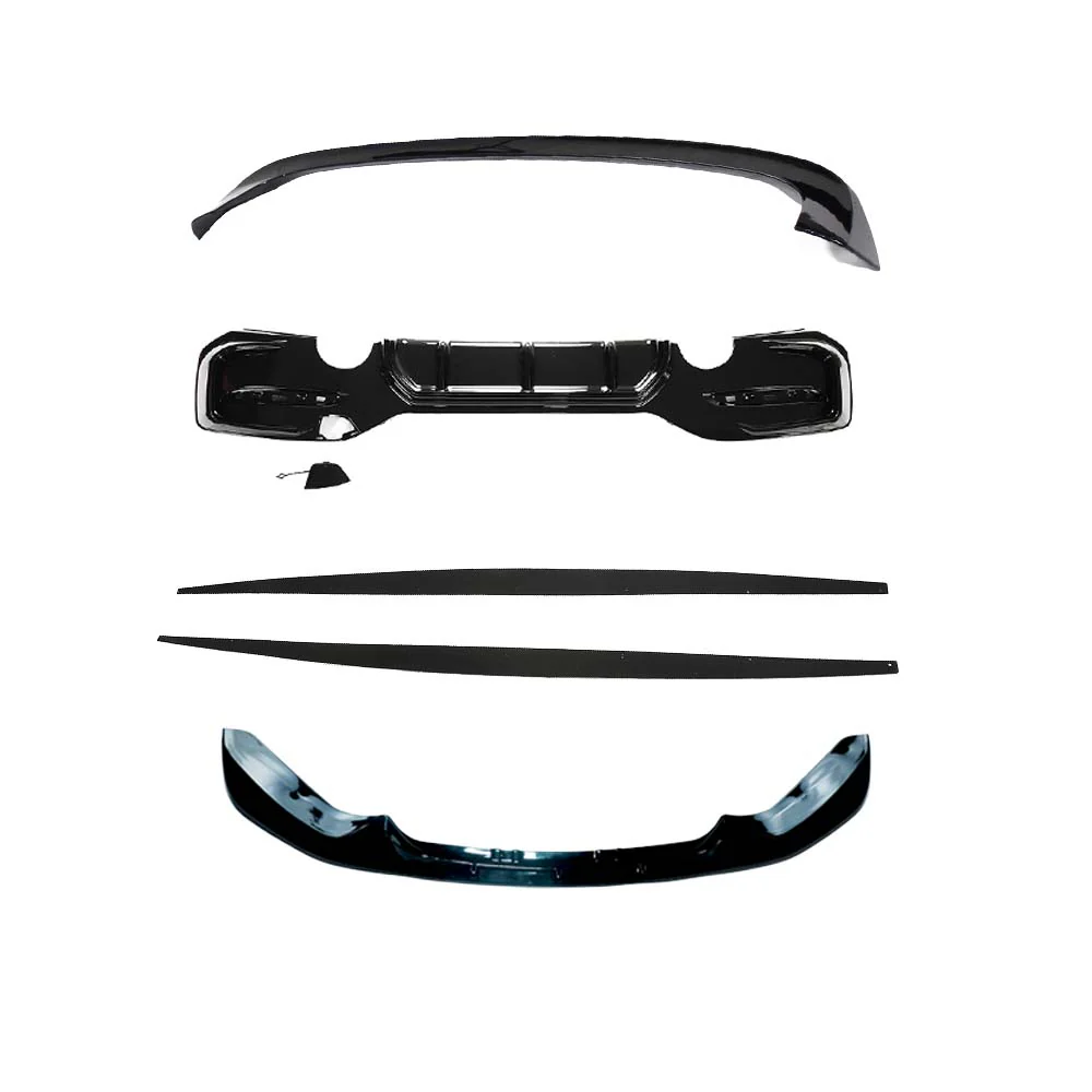 BMW F20/F21 1 SERIES LCI DUAL EXIT GLOSS BLACK KIT - V3