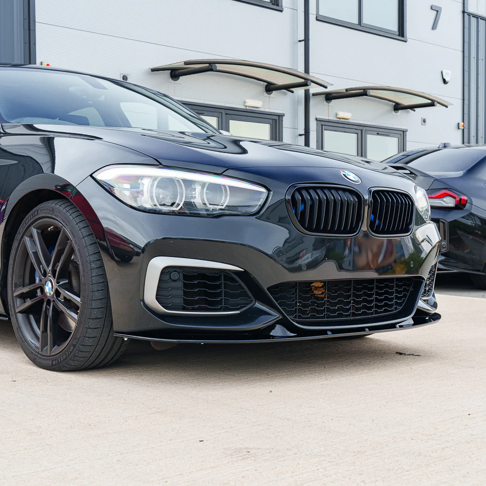 BMW F20/F21 1 SERIES LCI GLOSS BLACK SPLITTER - V2 - Image 2