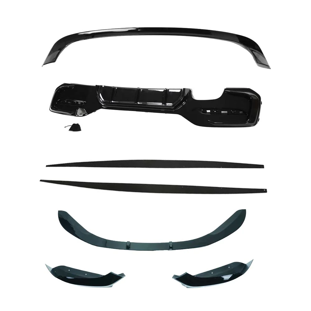 BMW F20/F21 1 SERIES LCI TWIN LEFT GLOSS BLACK KIT - V4