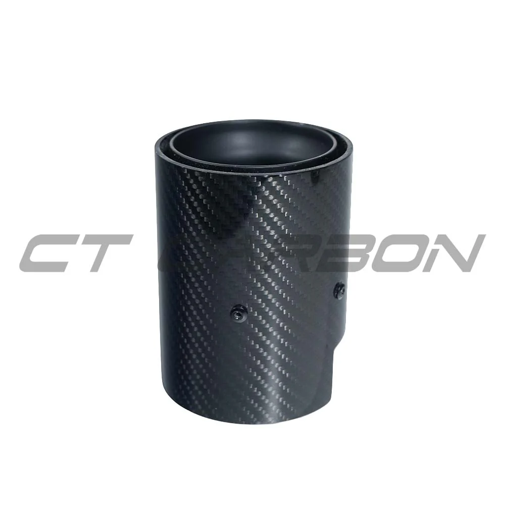BMW F20/F21/F22/F23/F30/F31/F32/F33 CARBON EXHAUST TIPS - MATTE BLACK (SET OF 2) - Image 5