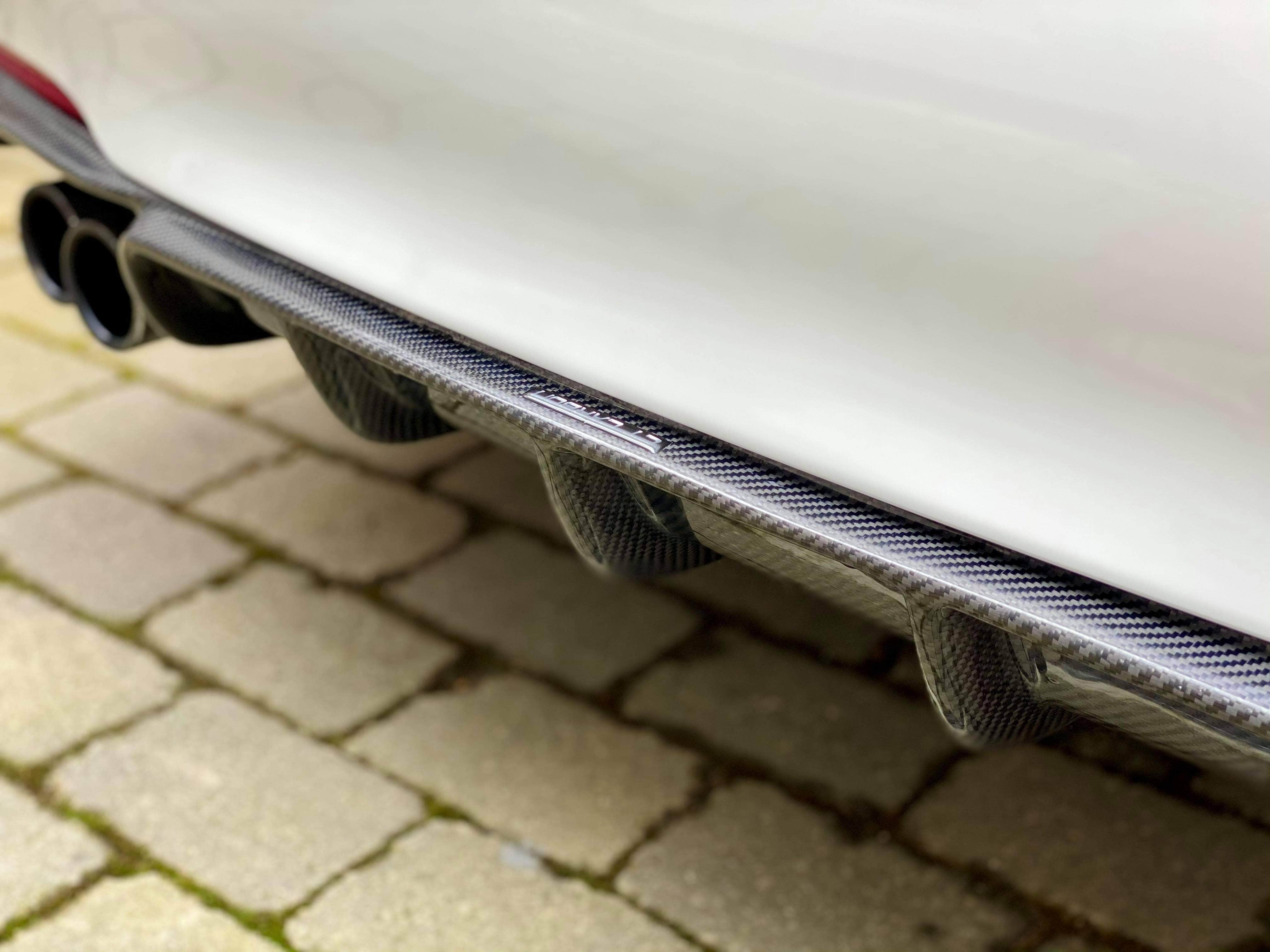 BMW F30/F31 3 SERIES 2011-2015 CARBON FIBRE DIFFUSER - TWIN EXHAUST - V1 - Image 3
