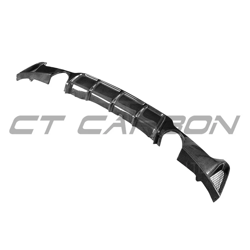 BMW F32, F33 & F36 4 SERIES 2013-2017 CARBON FIBRE DIFFUSER - DUAL EXHAUST - Image 4