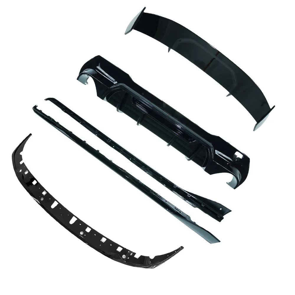 BMW F40 1 SERIES 2019-2024 (DUAL EXHAUST) GLOSS BLACK KIT - V4