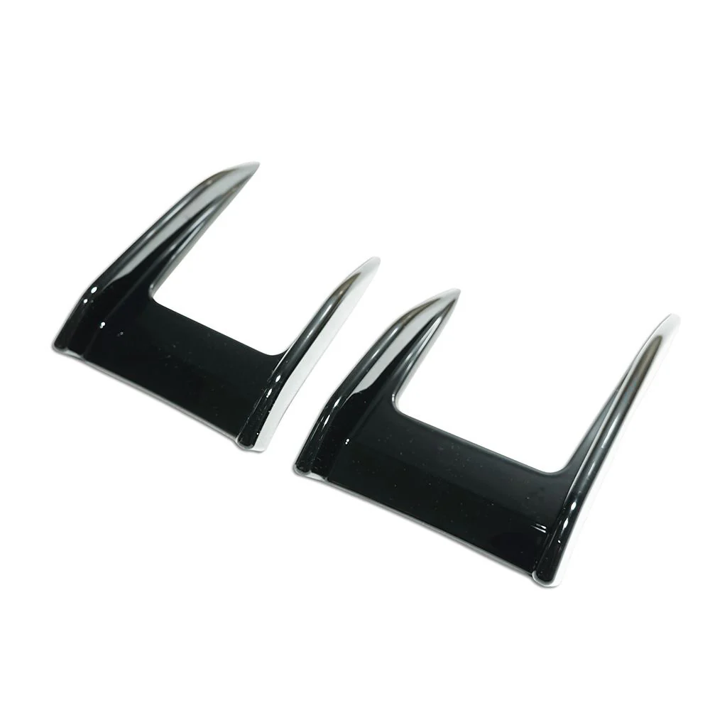 BMW F40 1 SERIES 2019-2024 GLOSS BLACK FRONT CANARDS