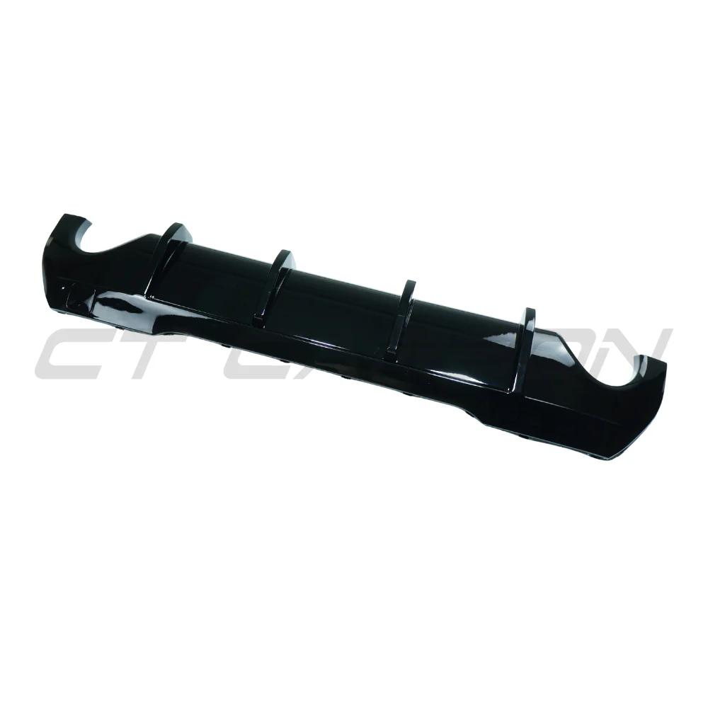 BMW F40 1 SERIES 2019-2024 GLOSS BLACK DIFFUSER - DUAL EXIT - V3 - Image 2