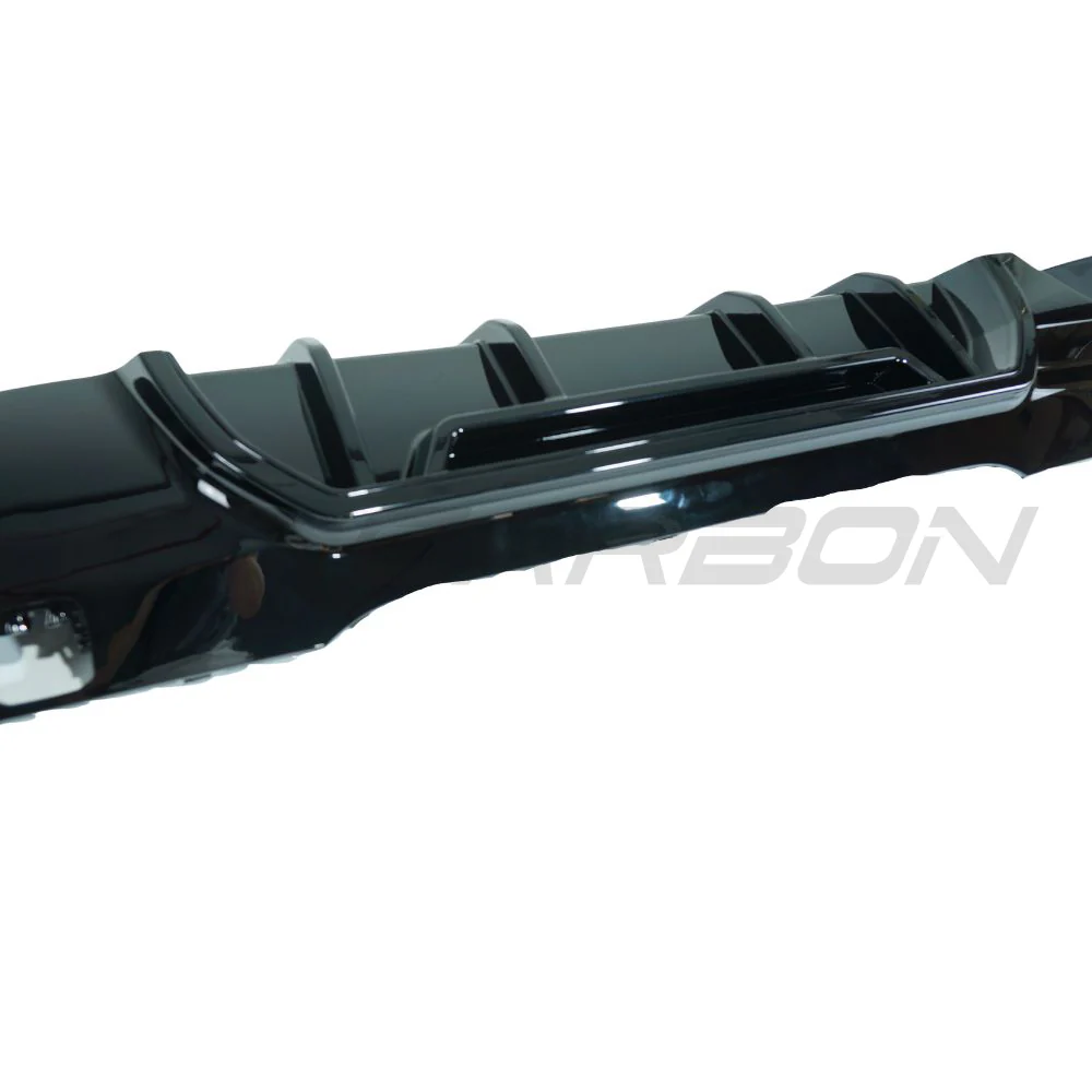 BMW F40 1 SERIES 2019-2024 GLOSS BLACK DIFFUSER - SINGLE EXIT - V1 - Image 4