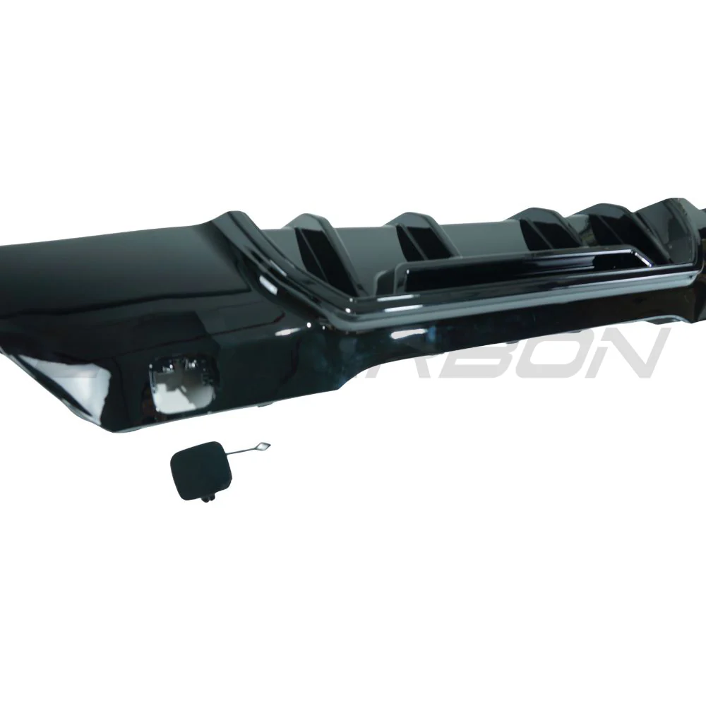 BMW F40 1 SERIES 2019-2024 GLOSS BLACK DIFFUSER - SINGLE EXIT - V1 - Image 5
