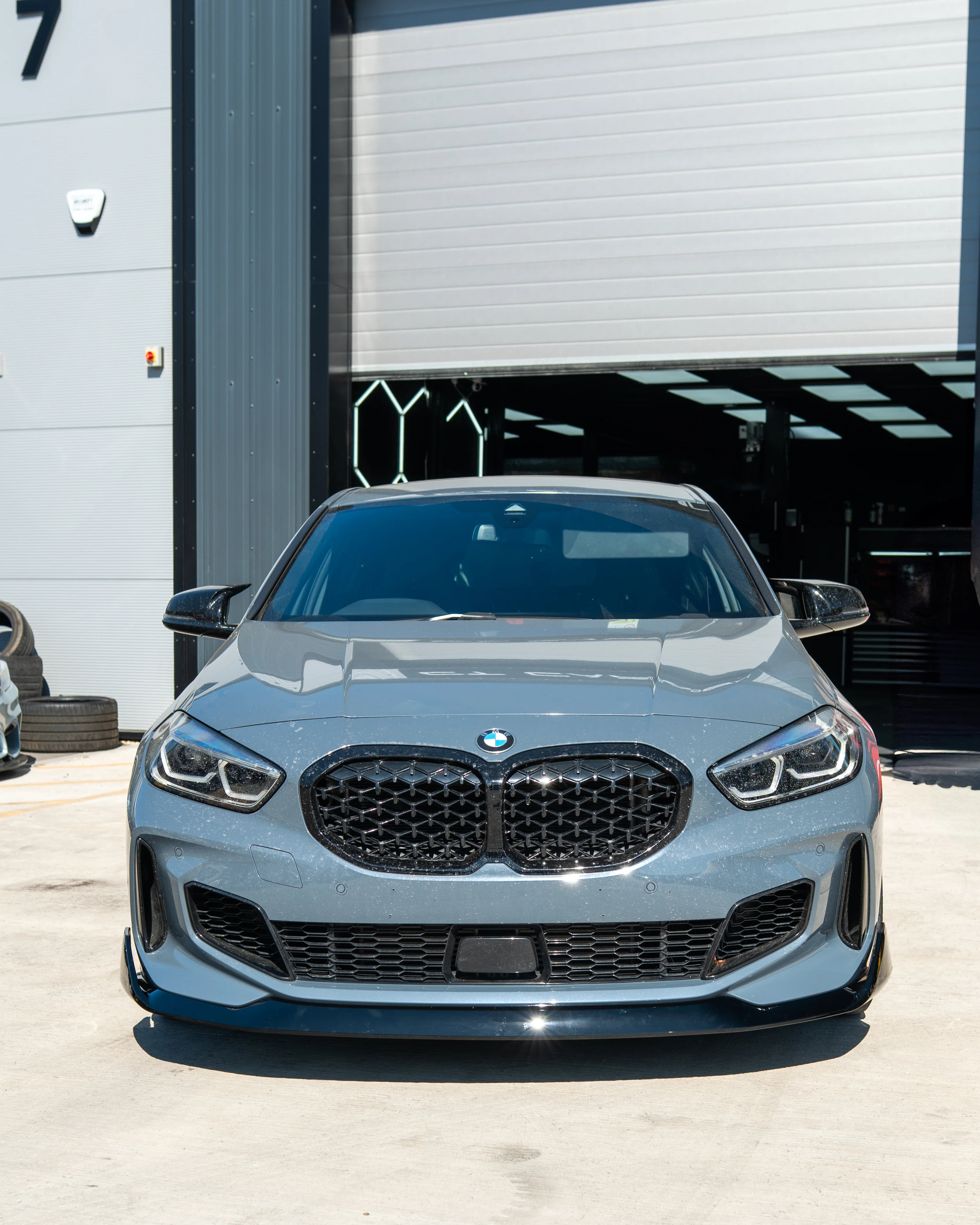 BMW F40 1 SERIES GLOSS BLACK SPLITTER - V1 - Image 4