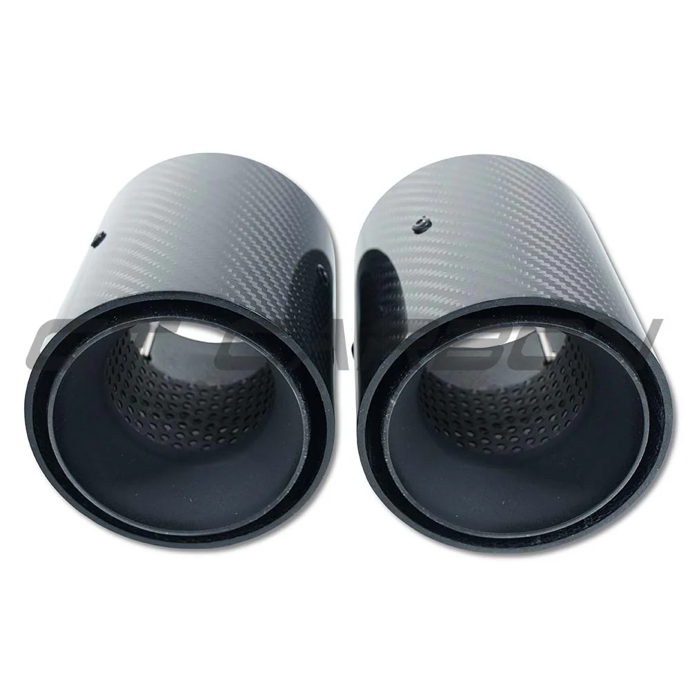 BMW F40/F44 M135i & M235i CARBON FIBRE EXHAUST TIPS - MATTE BLACK (SET OF 2) - Image 4