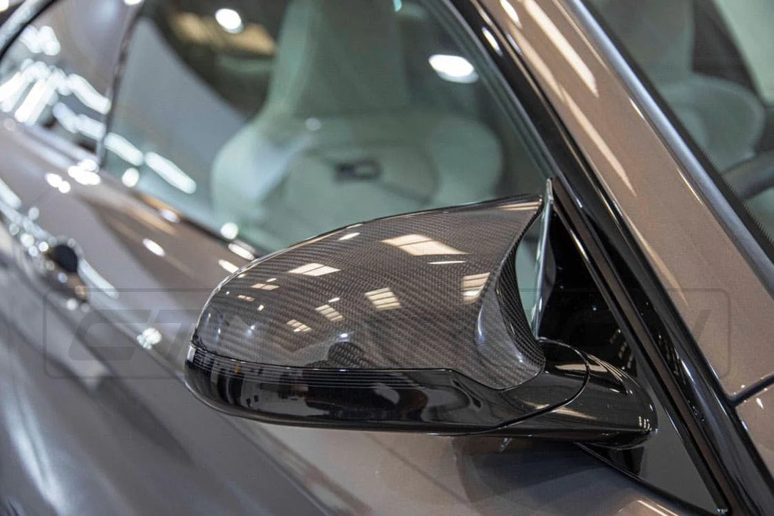 BMW F80/F82/F83/F87 M2C/M3/M4 CARBON FIBRE MIRRORS (LHD ONLY) - Image 4