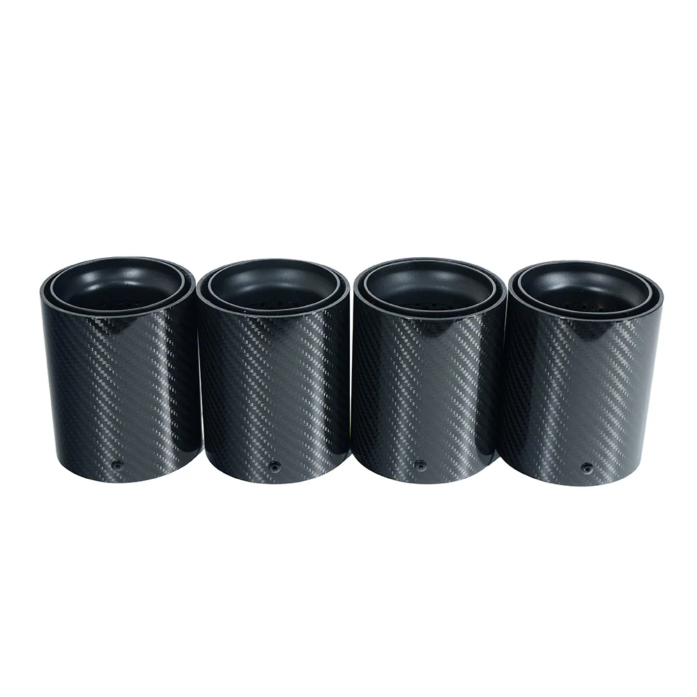 BMW F90/F92 M5 CARBON FIBRE EXHAUST TIPS - MATTE BLACK x4 - Image 3