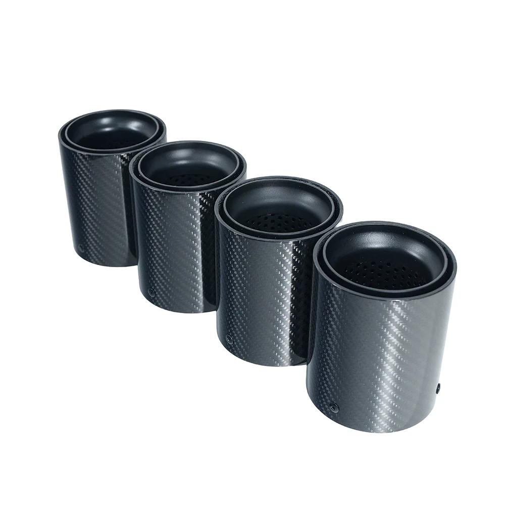 BMW F90/F92 M5 CARBON FIBRE EXHAUST TIPS - MATTE BLACK x4 - Image 5
