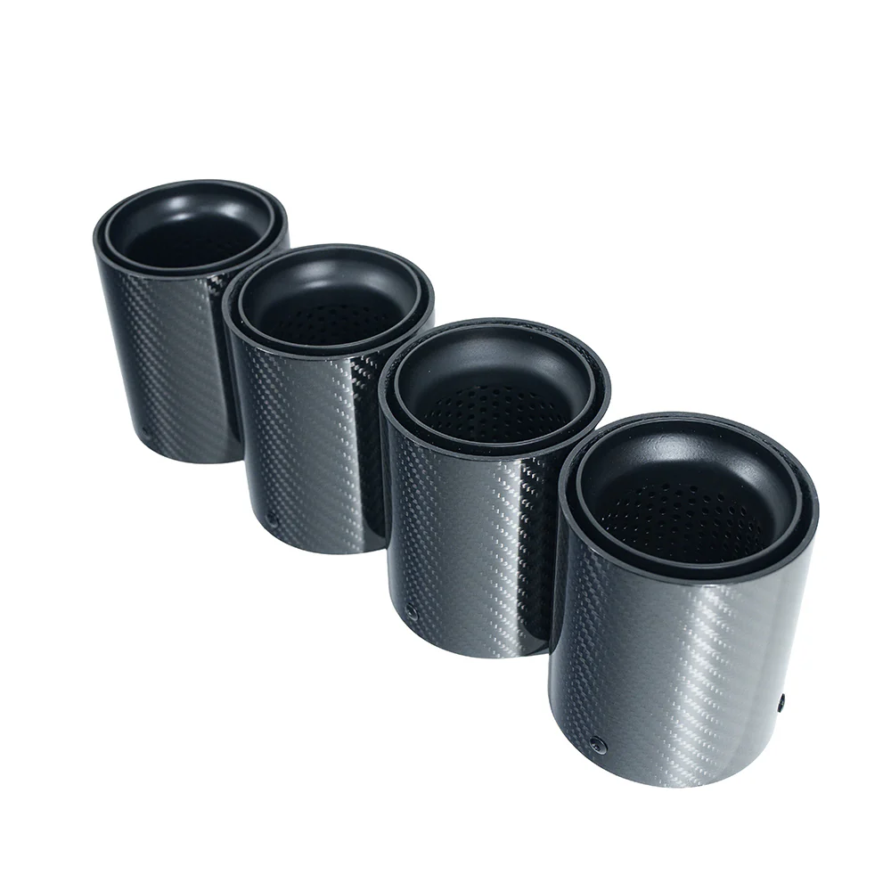 BMW F90/F92 M5 CARBON FIBRE EXHAUST TIPS - MATTE BLACK x4 - Image 7