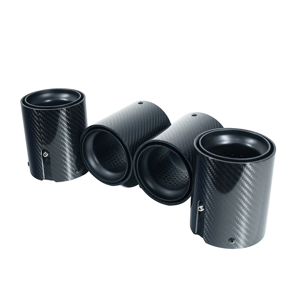 BMW F90/F92 M5 CARBON FIBRE EXHAUST TIPS - MATTE BLACK x4 - Image 9
