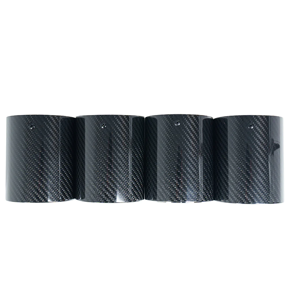 BMW F90/F92 M5/M8 CARBON FIBRE EXHAUST TIPS - CHROME x4 - Image 8