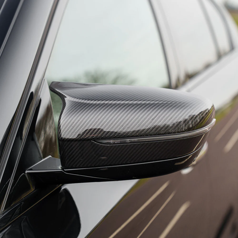 BMW F90 M5 2018-2023 PRE-PREG CARBON FIBRE MIRRORS (RHD ONLY) - Image 2