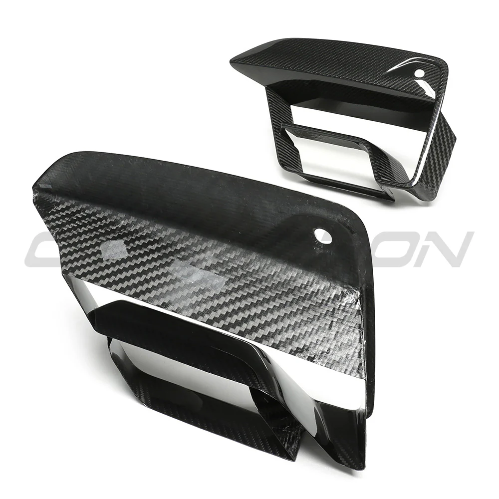 BMW F90 M5 2021+ LCI CARBON FIBRE BUMPER VENT COVERS - Image 3