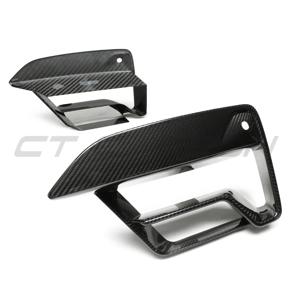 BMW F90 M5 2021+ LCI CARBON FIBRE BUMPER VENT COVERS - Image 4