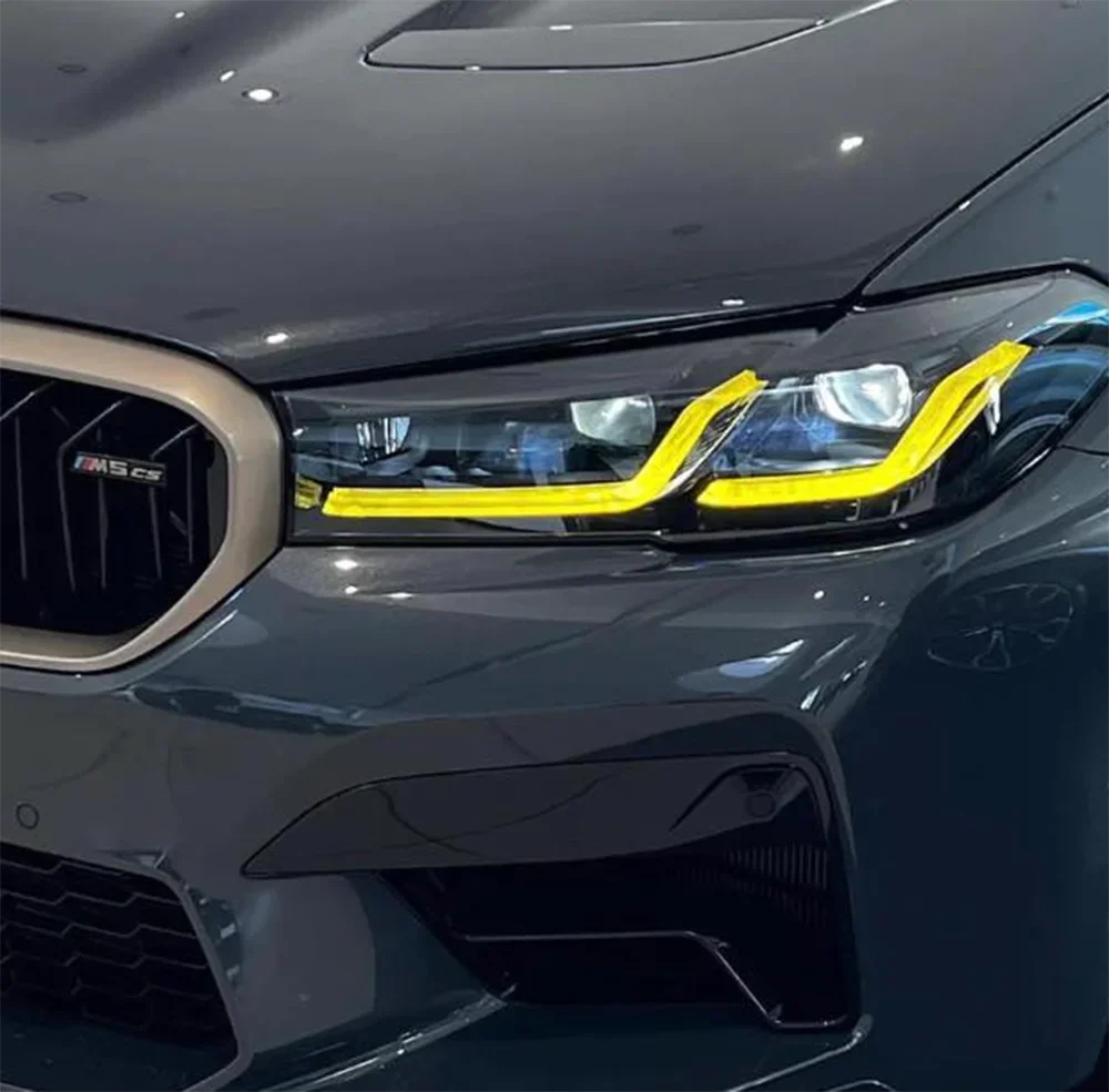 BMW F90 M5 LCI YELLOW ADAPTIVE DRL MODULE SET (2021-2022) - Image 2