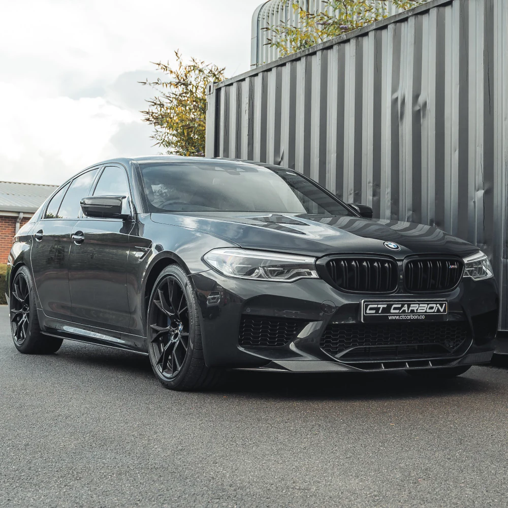 BMW F90 M5 & M5C COMPETITION PRE-LCI CARBON FIBRE SPLITTER - R STYLE - Image 2