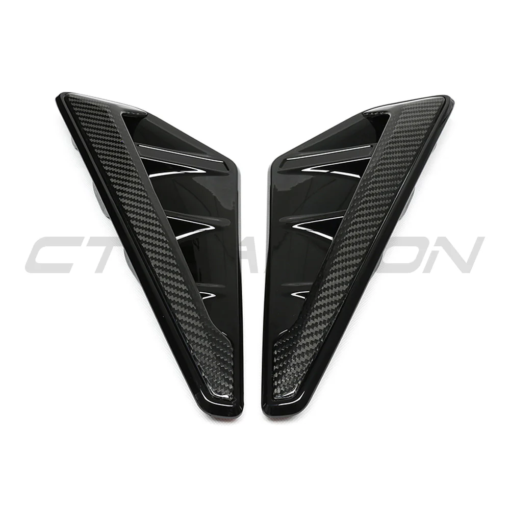 BMW F95 X5M 2019-2022 (PRE-LCI) CARBON FIBRE FRONT FENDER TRIM - Image 2