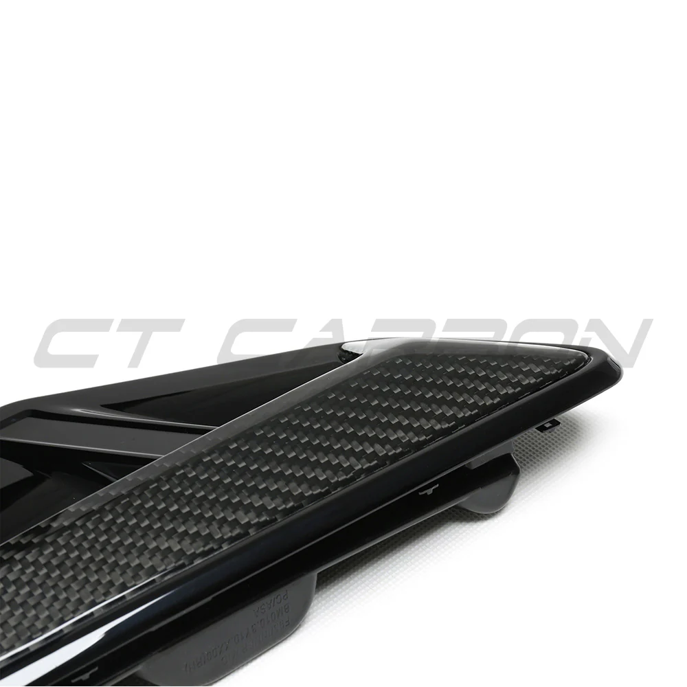 BMW F95 X5M 2019-2022 (PRE-LCI) CARBON FIBRE FRONT FENDER TRIM - Image 5