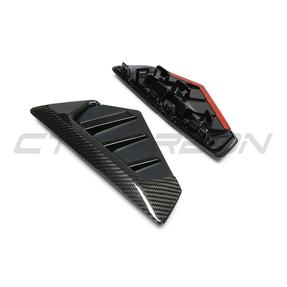 BMW F95 X5M 2023+ (LCI) CARBON FIBRE FRONT FENDER TRIM - Image 8
