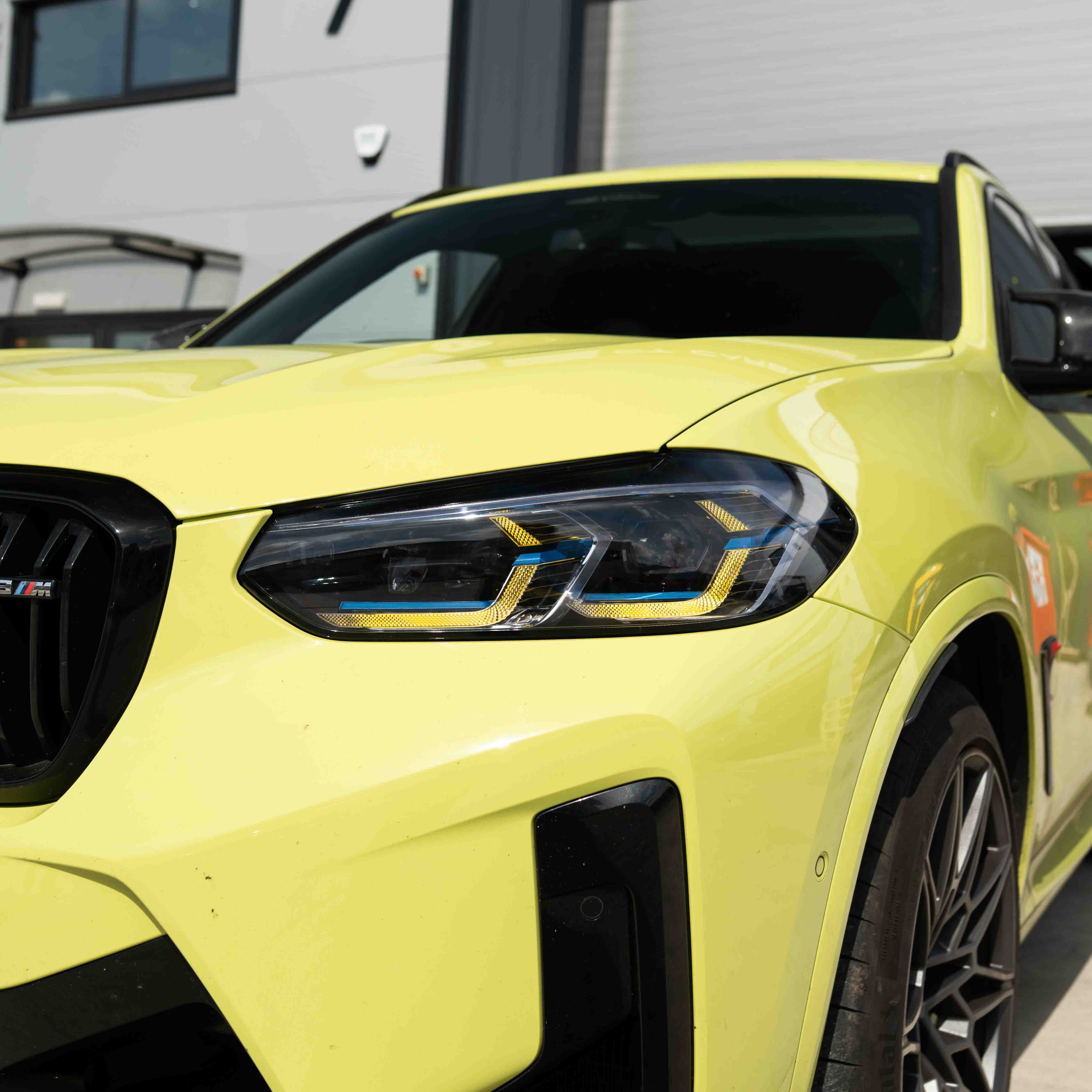 BMW F97 X3M LCI YELLOW ADAPTIVE DRL MODULE SET (2022+) - Image 6