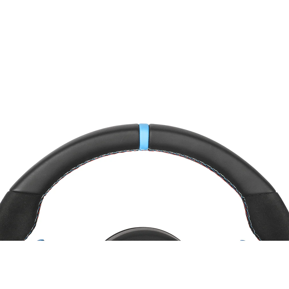 BMW FXX LEATHER / ALCANTARA / FLAT BOTTOM CUSTOM STEERING WHEEL - Image 5