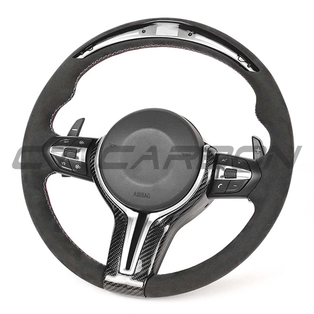 BMW FXX ALCANTARA / LED CUSTOM STEERING WHEEL - Image 2