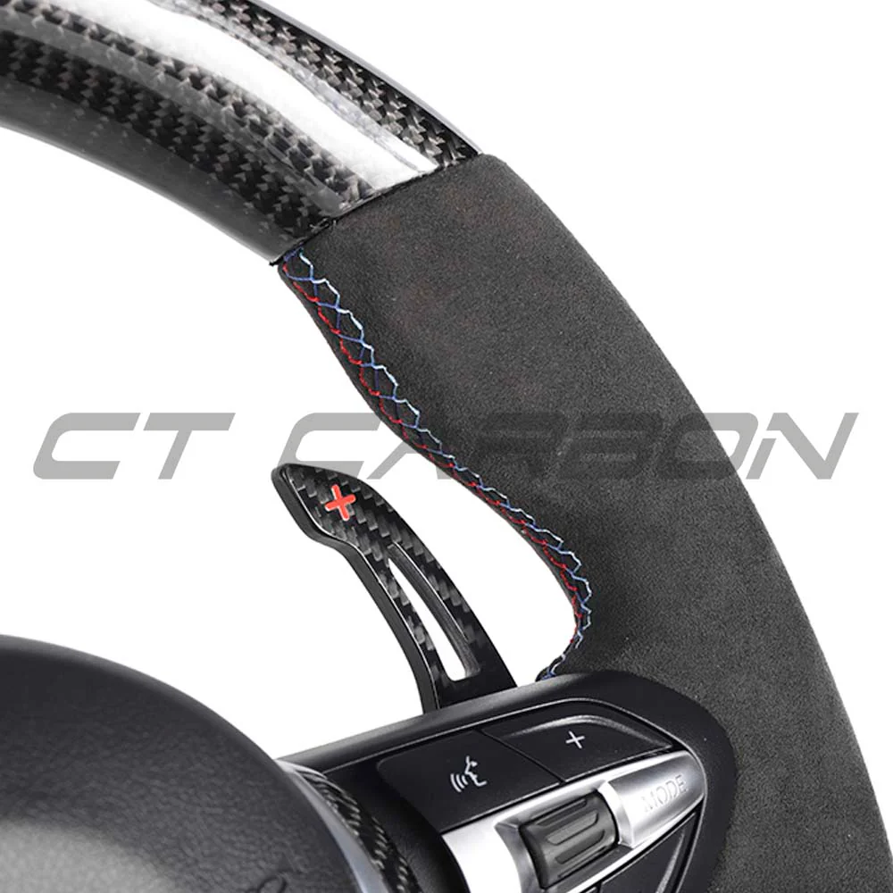 BMW FXX CARBON FIBRE / ALCANTARA CUSTOM STEERING WHEEL - Image 3