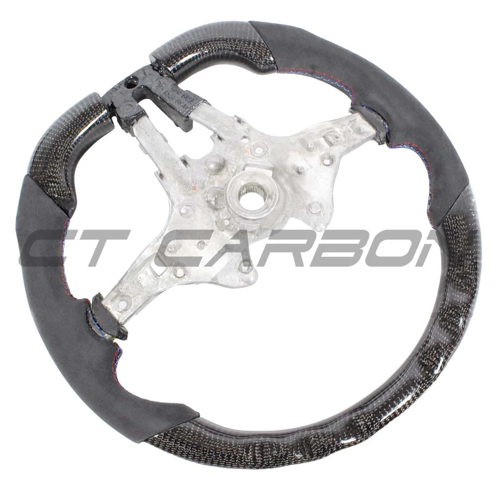 BMW FXX CARBON FIBRE / ALCANTARA FLAT BOTTOM STEERING WHEEL - Image 7