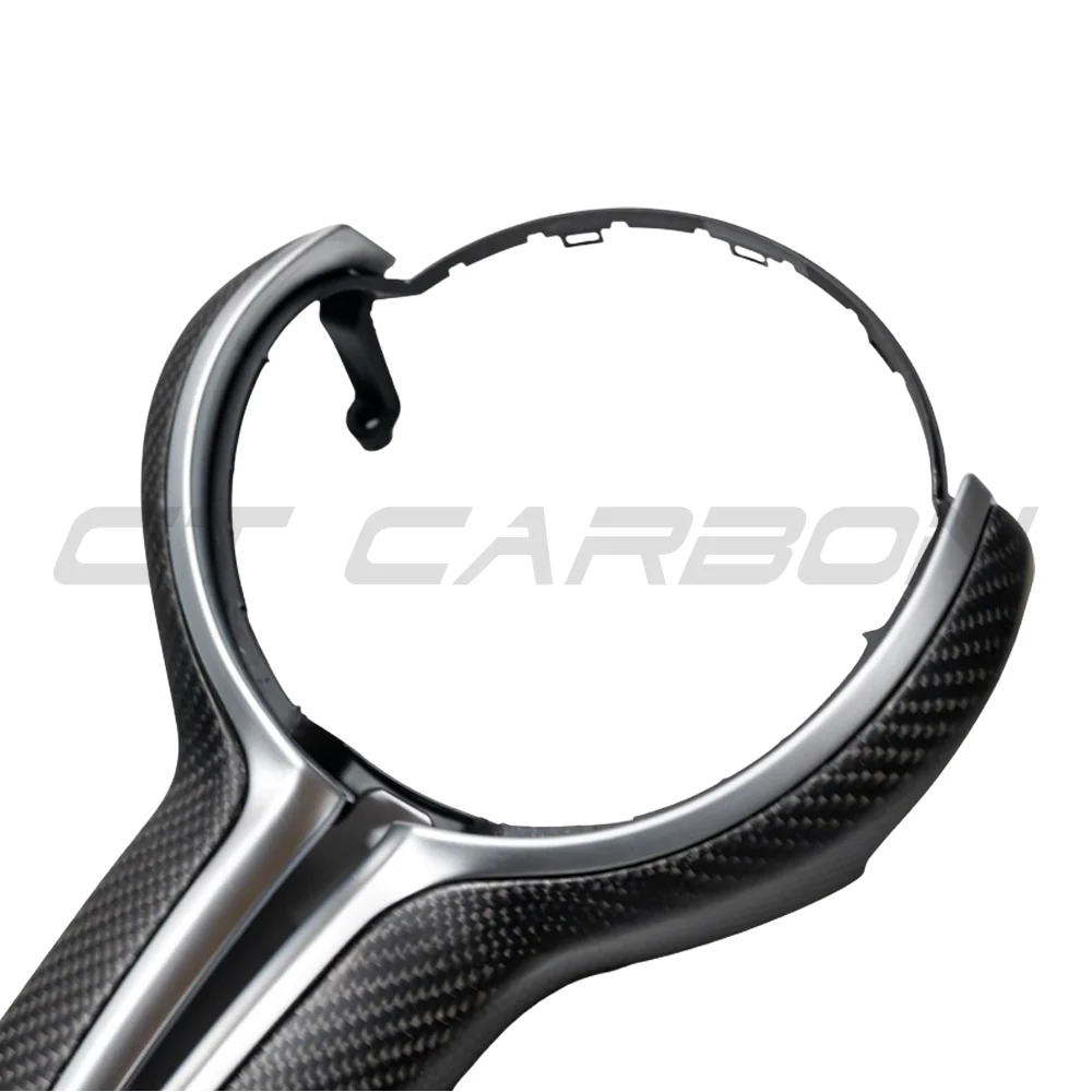 BMW Fxx M CAR MATTE CARBON FIBRE STEERING WHEEL TRIM - Image 5