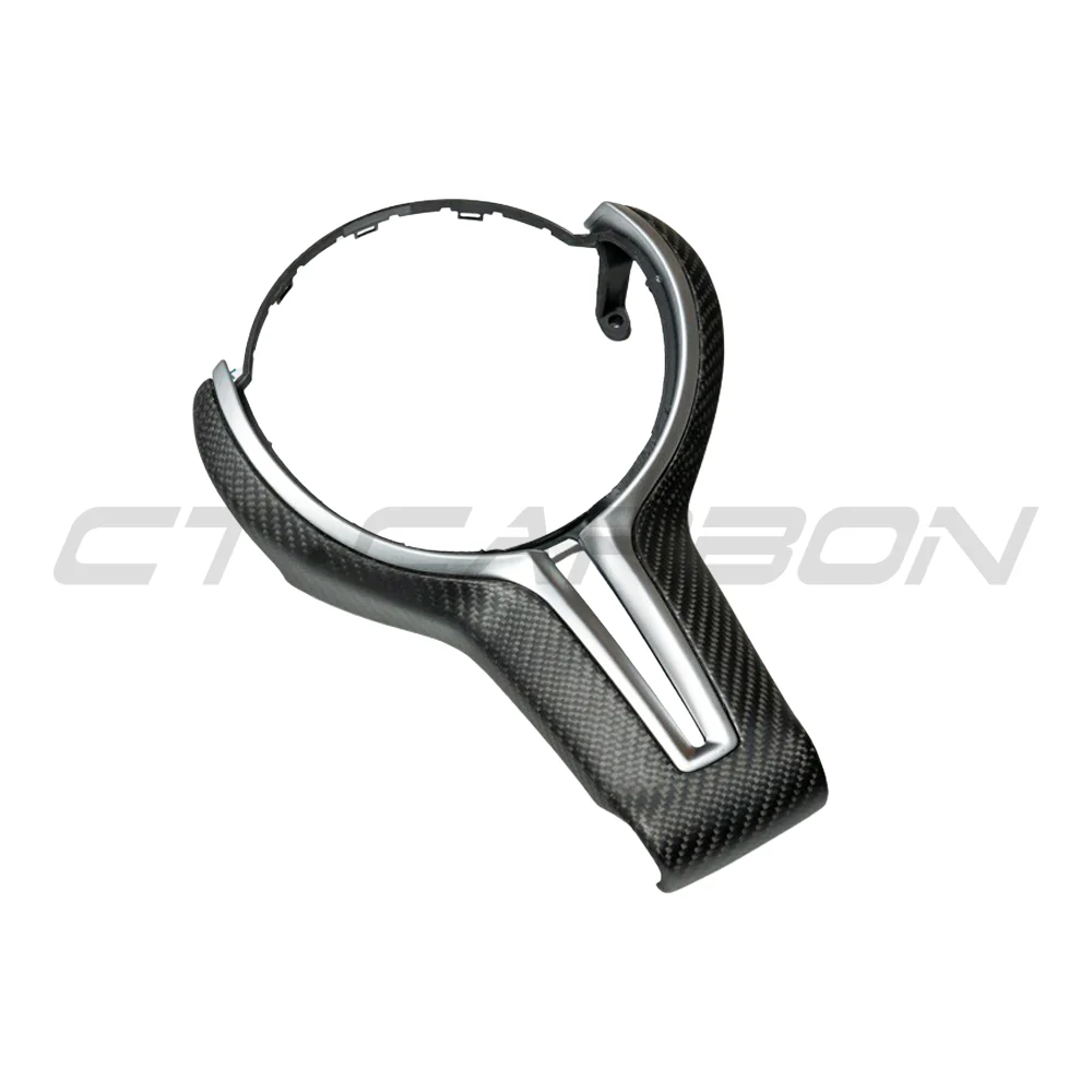 BMW Fxx M CAR MATTE CARBON FIBRE STEERING WHEEL TRIM - Image 6